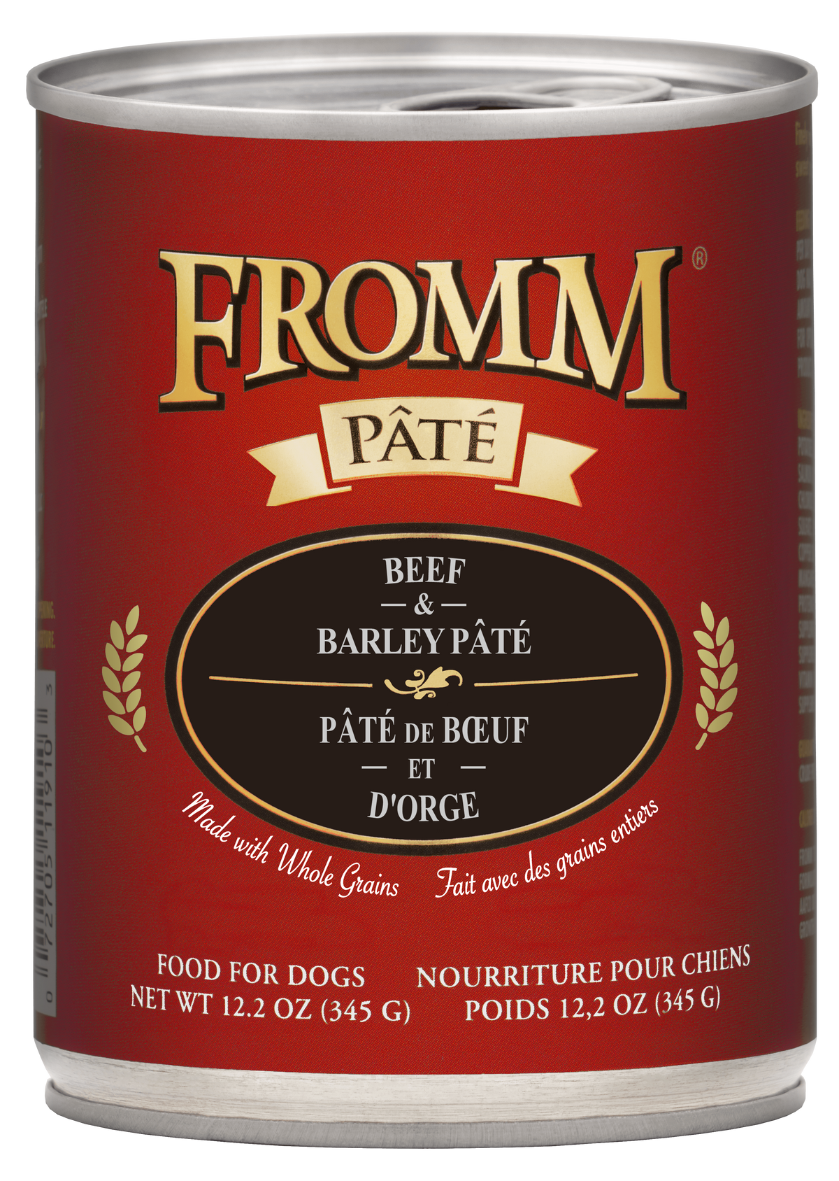 Fromm Beef & Barley Pate Can 12.2oz-Four Muddy Paws