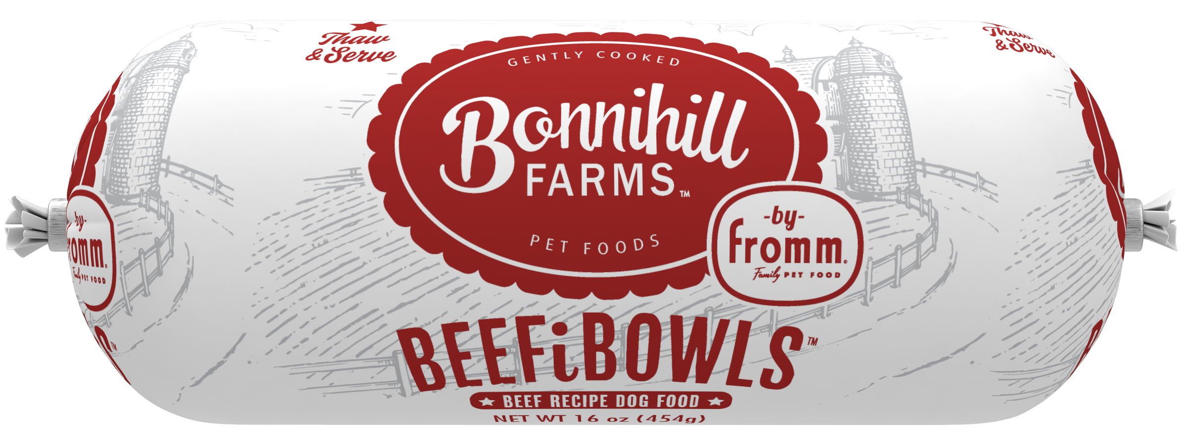 Fromm Bonnihill Farms Gently Cooked BeefiBowls 16oz-Four Muddy Paws