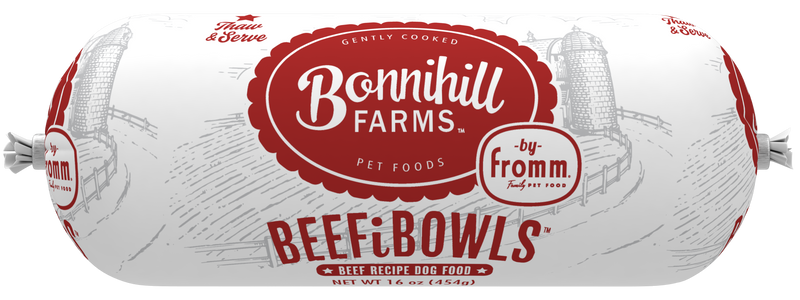 Fromm Bonnihill Farms Gently Cooked BeefiBowls 16oz-Four Muddy Paws