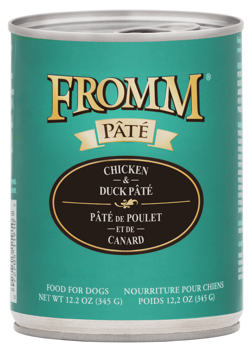 Fromm Chicken & Duck Pate Can 12.2oz-Four Muddy Paws