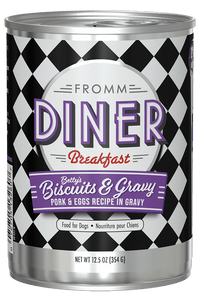 Fromm Diner Breakfast Betty's Biscuits and Gravy Can 12.5oz-Four Muddy Paws