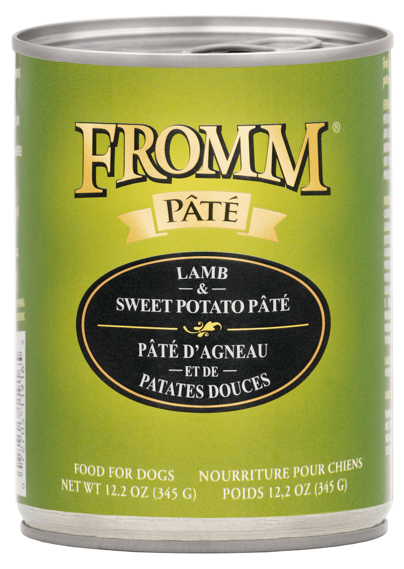 Fromm Lamb & Sweet Potato Pate Can 12.2oz-Four Muddy Paws