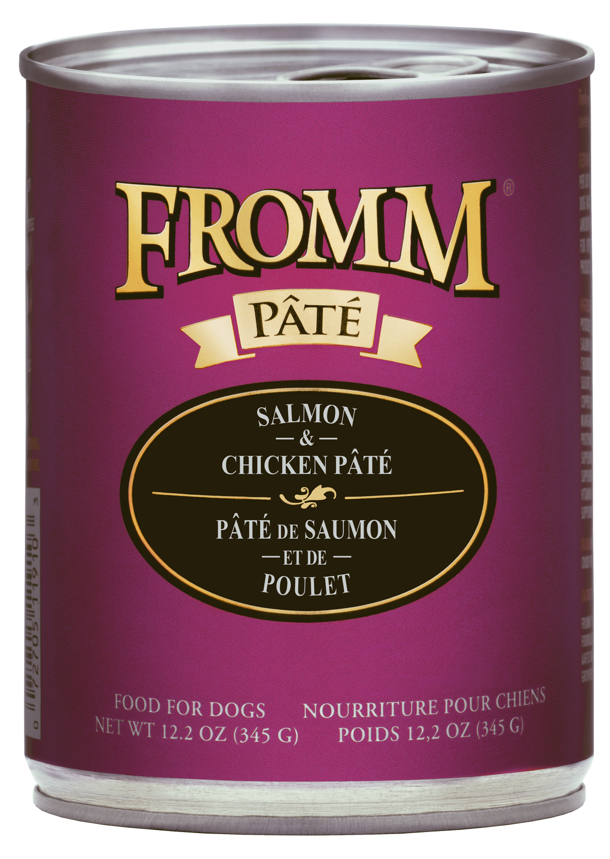 Fromm Salmon & Chicken Pate Can 12.2oz-Four Muddy Paws