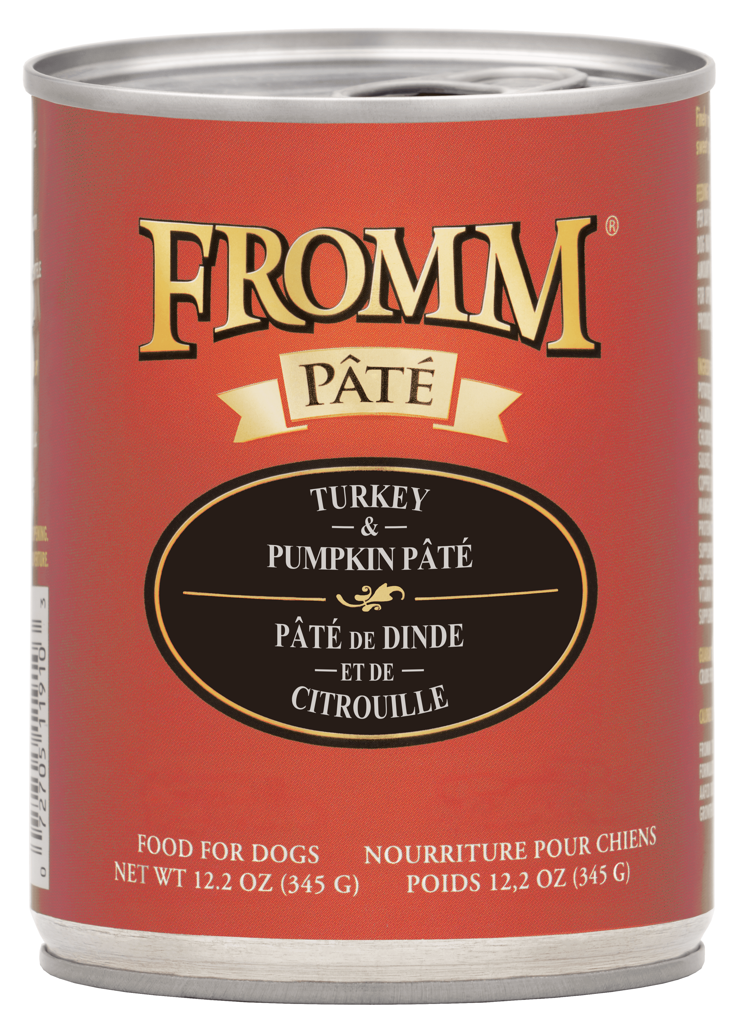 Fromm Turkey & Pumpkin Pate Can 12.2oz-Four Muddy Paws