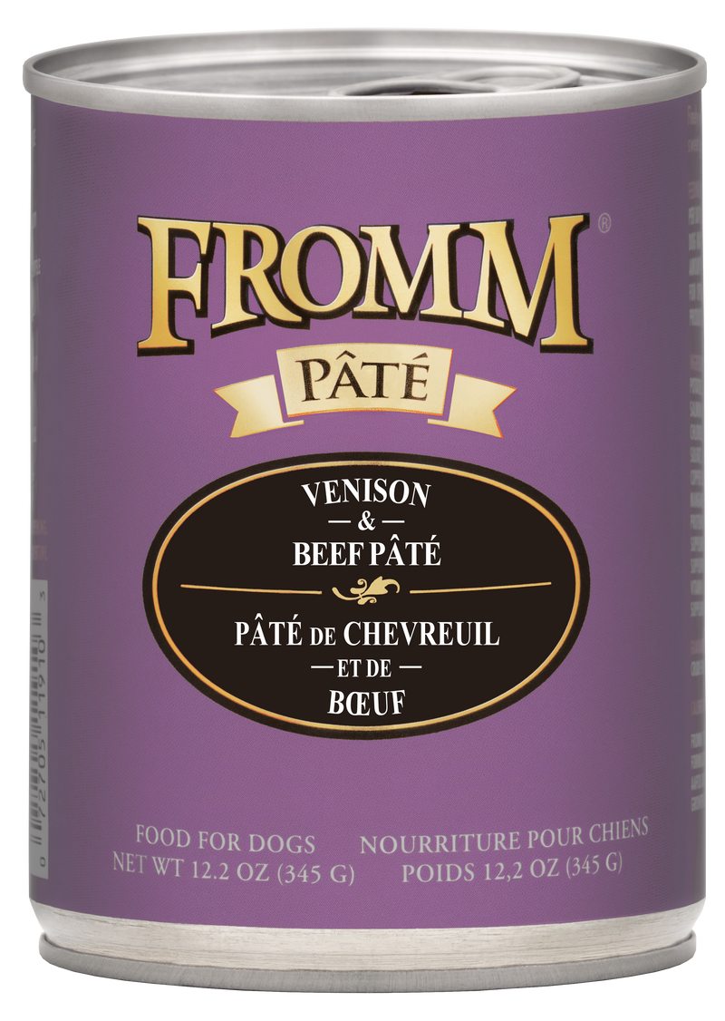 Fromm Venison & Beef Pate Can 12.2oz-Four Muddy Paws