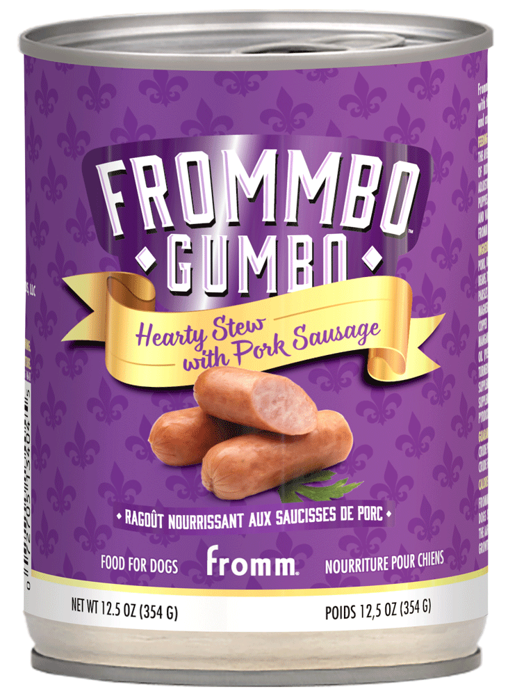 Frommbo Pork Stew Can Dog Food 12.5oz-Four Muddy Paws