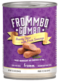 Frommbo Pork Stew Can Dog Food 12.5oz-Four Muddy Paws