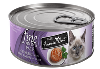 Fussie Cat Fine Dining Pate Mackerel & Beef Can 2.82oz-Four Muddy Paws