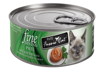 Fussie Cat Fine Dining Pate Oceanfish & Salmon Can 2.82oz-Four Muddy Paws