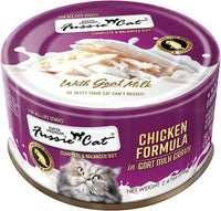 Fussie Cat Premium Chicken in Goat Milk 2.47oz-Four Muddy Paws