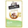 Fussie Cat Premium Mackerel in Gravy Pouch 2.47oz-Four Muddy Paws