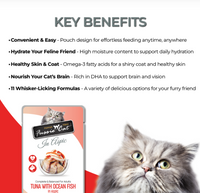 Fussie Cat Premium Tuna & Oceanfish Pouch 2.47oz-Four Muddy Paws