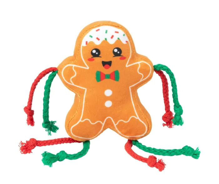 FuzzYard Fred The Gingerbread Cat Toy-Four Muddy Paws