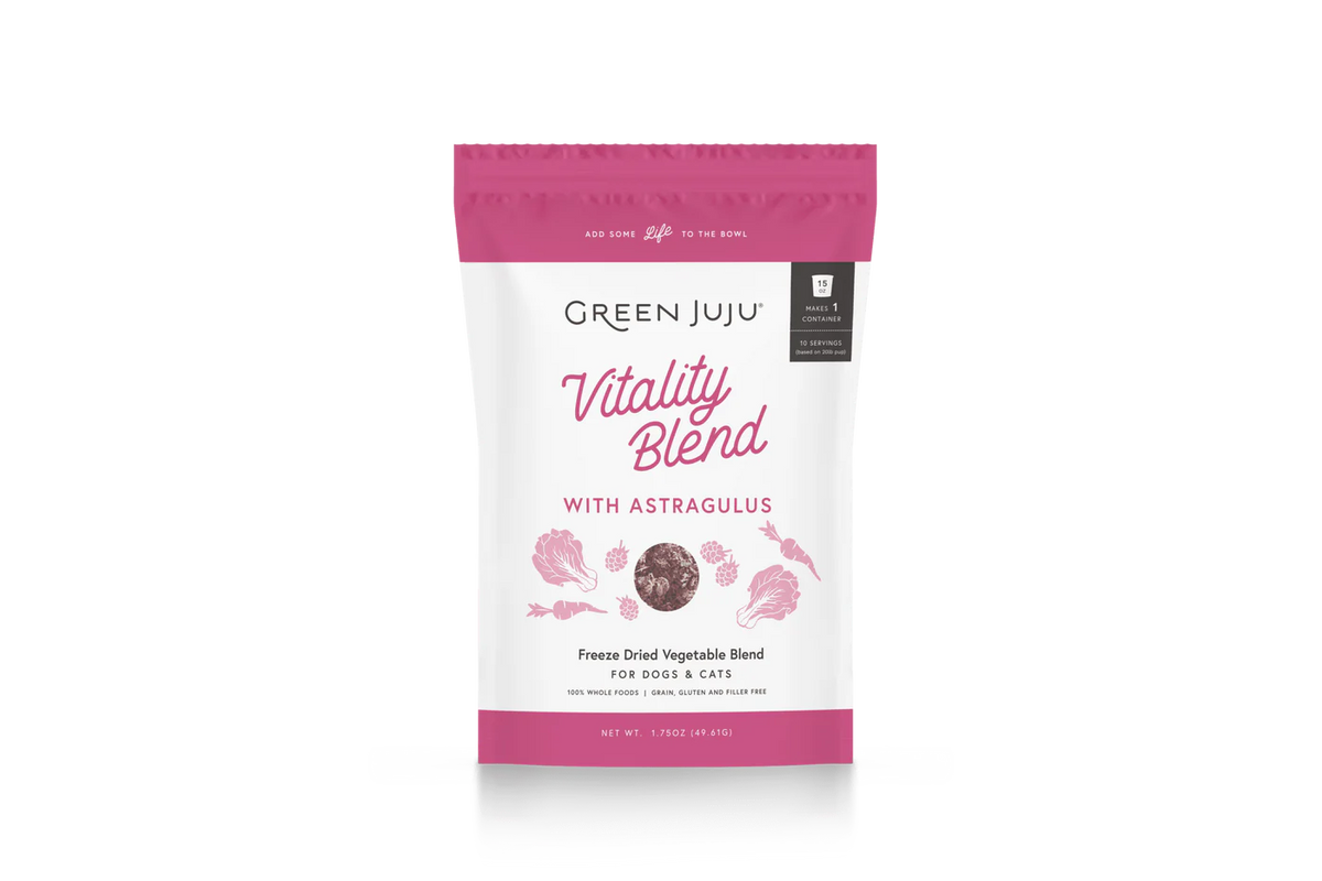 Green Juju Dog Freeze Dried Bailey's Blend Supplement 1.75oz-Four Muddy Paws