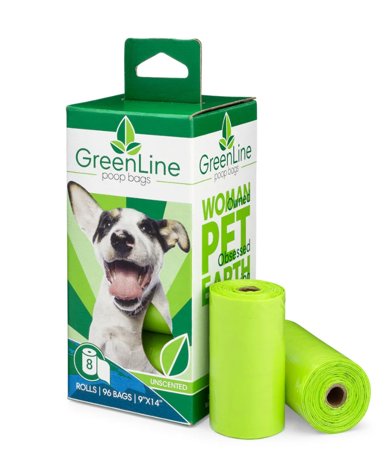 GreenLine Poop Bags 8pk-Four Muddy Paws