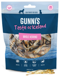 Gunni's Dog Whole Herring Treats 9oz-Four Muddy Paws