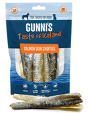 Gunni's Short Salmon Skin Treats 2oz-Four Muddy Paws