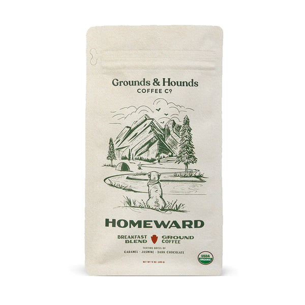 Homeward Breakfast Ground Coffee 12oz-Four Muddy Paws