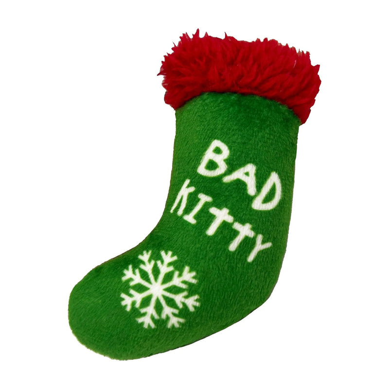 Huxley & Kent Good/Bad Kitty Stocking Cat Toy-Four Muddy Paws