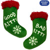 Huxley & Kent Good/Bad Kitty Stocking Cat Toy-Four Muddy Paws