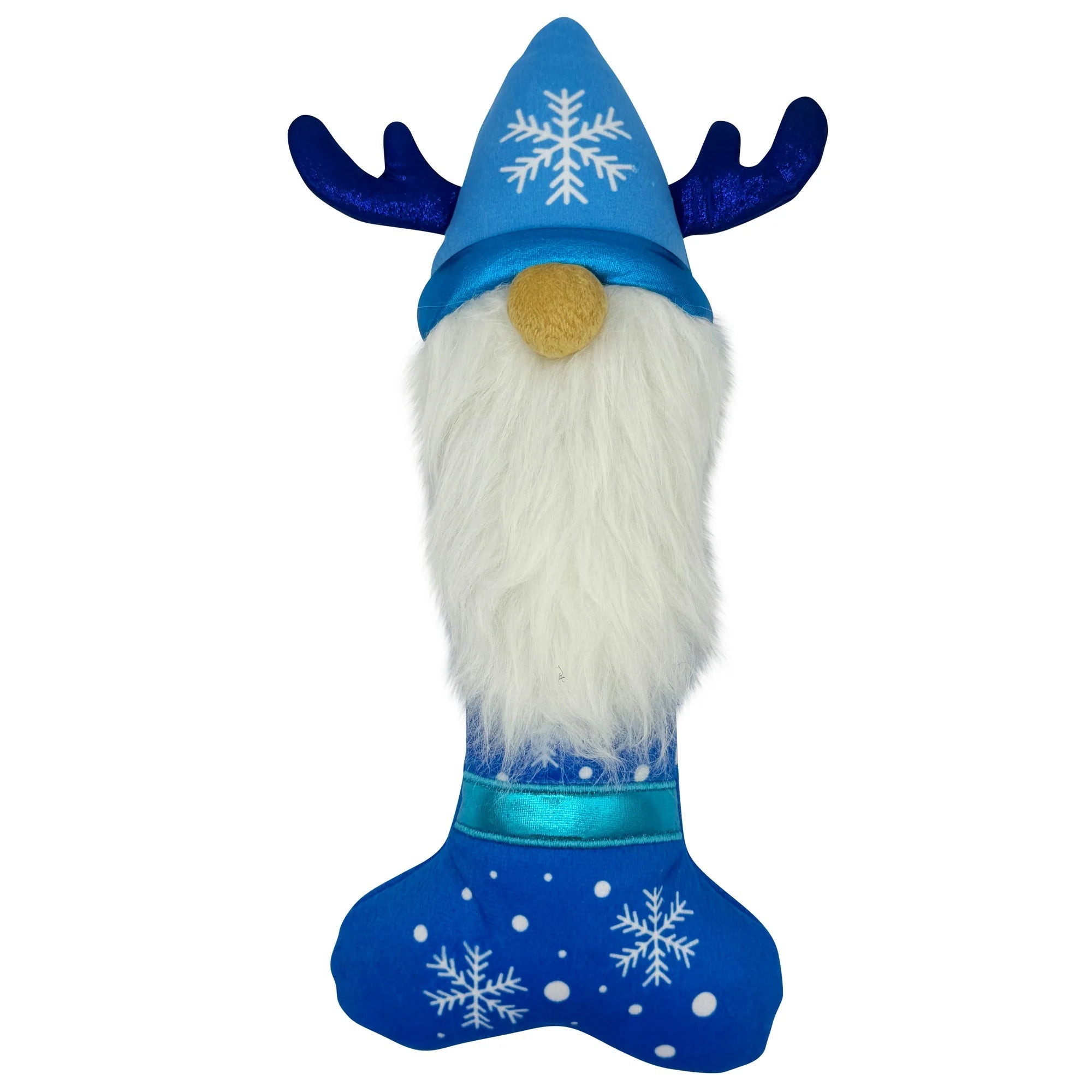 Huxley & Kent Power Plush Frosty Gnome Bone Toy-Four Muddy Paws