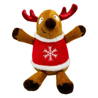 Huxley & Kent Power Plush Rocky Reindeer Toy Small-Four Muddy Paws