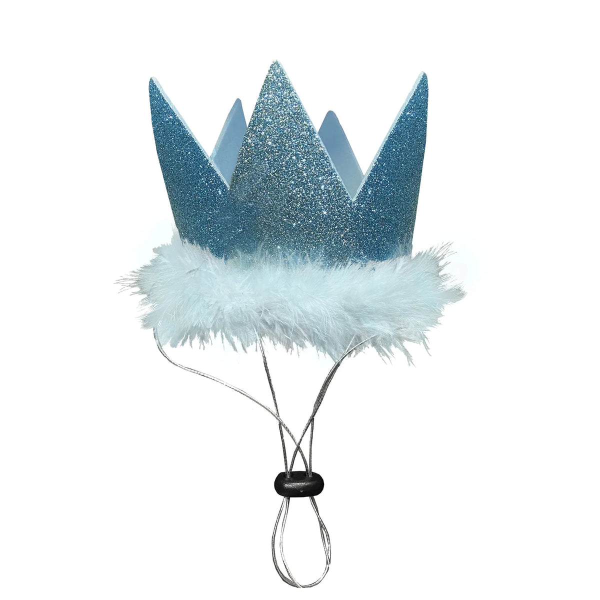 Huxley and Kent Party Crown Blue Small-Four Muddy Paws
