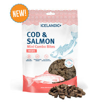 Icelandic Cod & Salmon Combo Bites Cat Treats 1.7oz-Four Muddy Paws