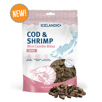 Icelandic Cod & Shrimp Combo Bites Cat Treats 1.7oz-Four Muddy Paws