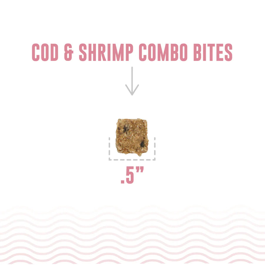Icelandic Combo Bites Cod & Shrimp Dog Treats 3oz-Four Muddy Paws