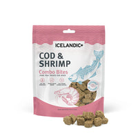 Icelandic Combo Bites Cod & Shrimp Dog Treats 3oz-Four Muddy Paws