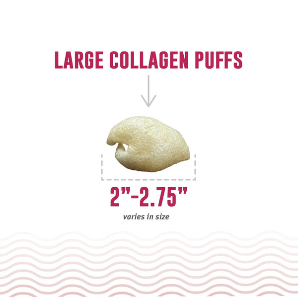 Icelandic Dog Collagen Puffs Bites w/ Fish 2.5oz-Four Muddy Paws