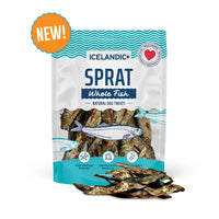 Icelandic Whole Sprat Dog Treats 2oz-Four Muddy Paws