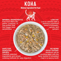 Koha Cat Pure Shreds Beef Can 5.5oz-Four Muddy Paws