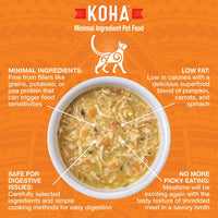 Koha Cat Pure Shreds Chicken Can 5.5oz-Four Muddy Paws