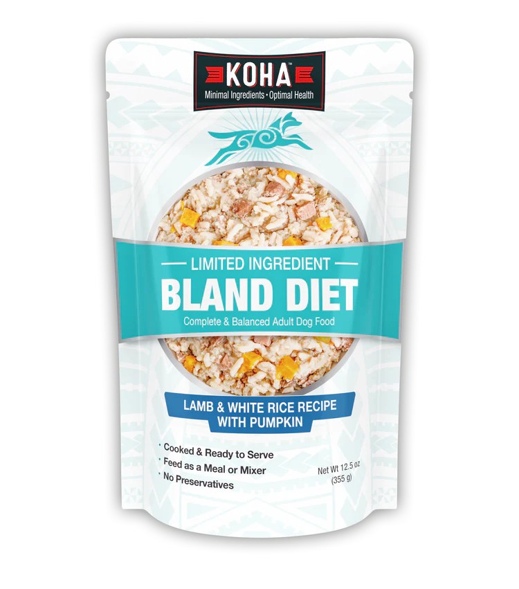 Koha Dog Bland Diet Lamb & White Rice 12.5oz-Four Muddy Paws