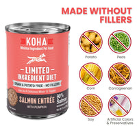 Koha Dog Grain Free Limited Ingredient Diet Salmon Entree 13oz-Four Muddy Paws