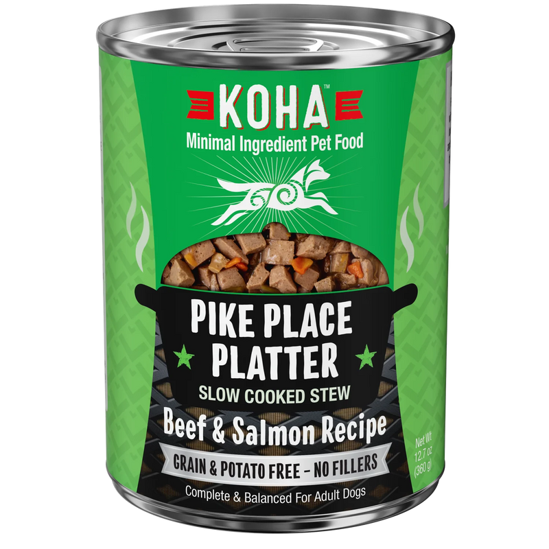 Koha Dog Pike Place Platter Slow Cooked Stew 12.7oz-Four Muddy Paws