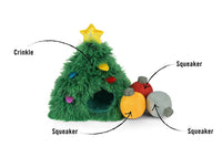 Merry Woofmas Doglas Fur Puzzle Dog Toy-Four Muddy Paws