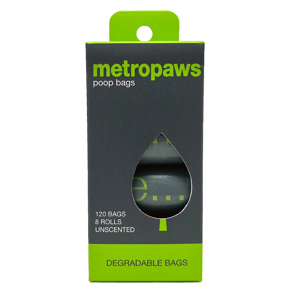 Metro Paws Degradeable Poop Bags 120pk-Four Muddy Paws