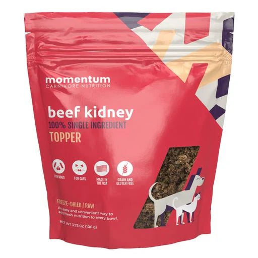 Momentum Beef Kidney Cat & Dog Topper-Four Muddy Paws