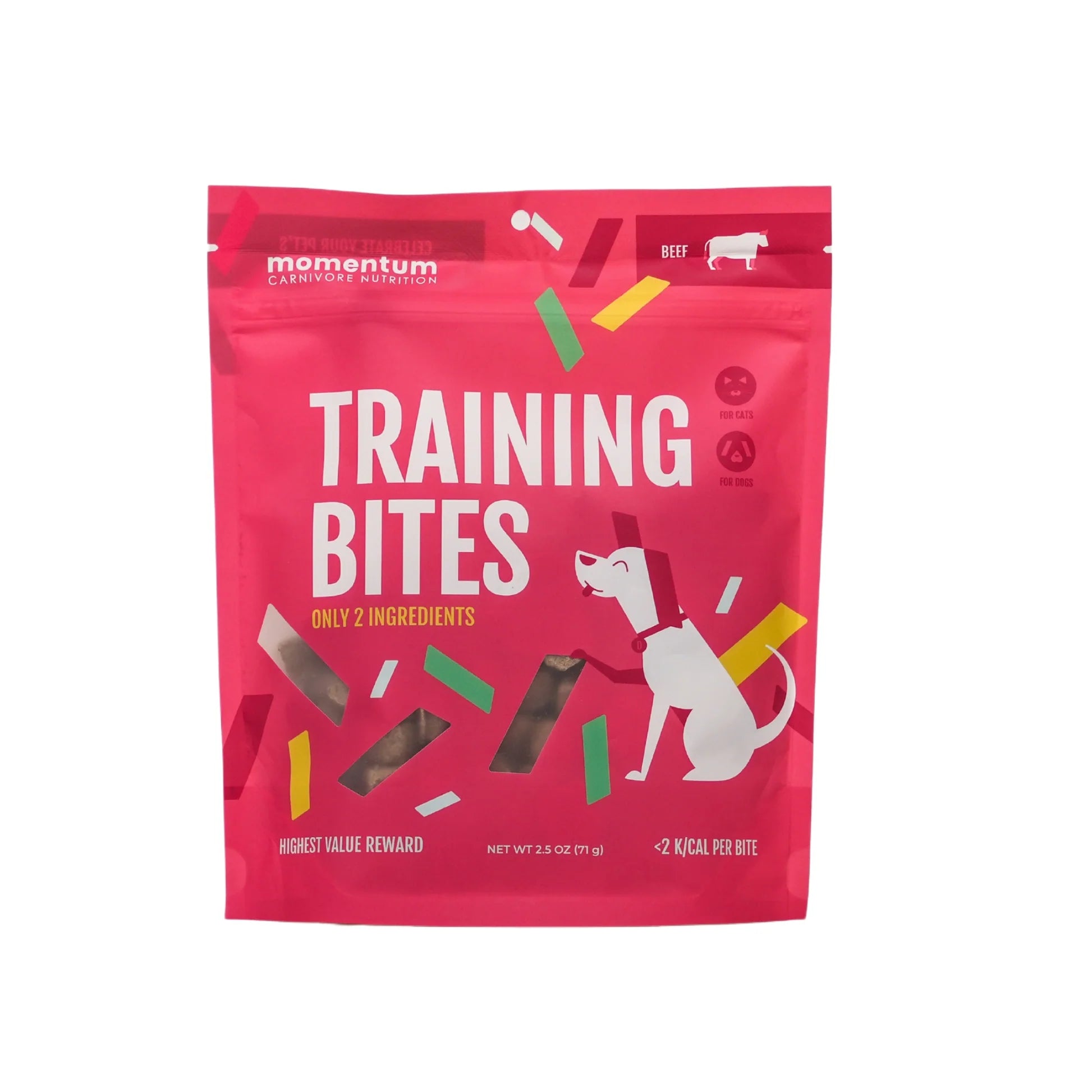 Momentum Beef Training Bites 2.5oz-Four Muddy Paws