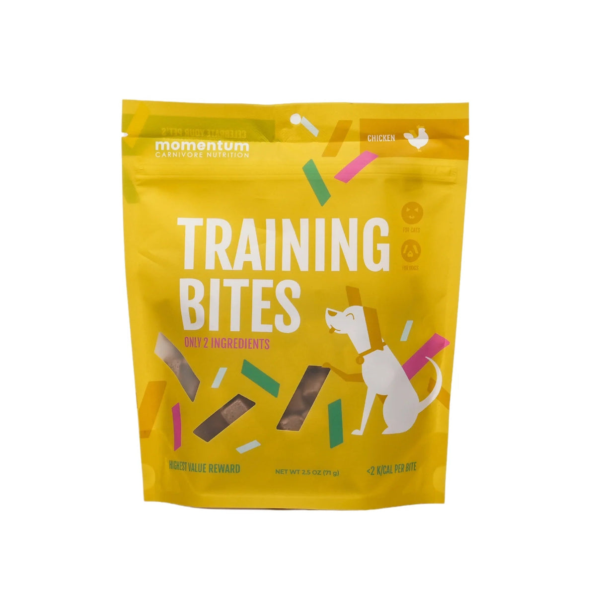 Momentum Chicken Training Bites 2.5oz-Four Muddy Paws