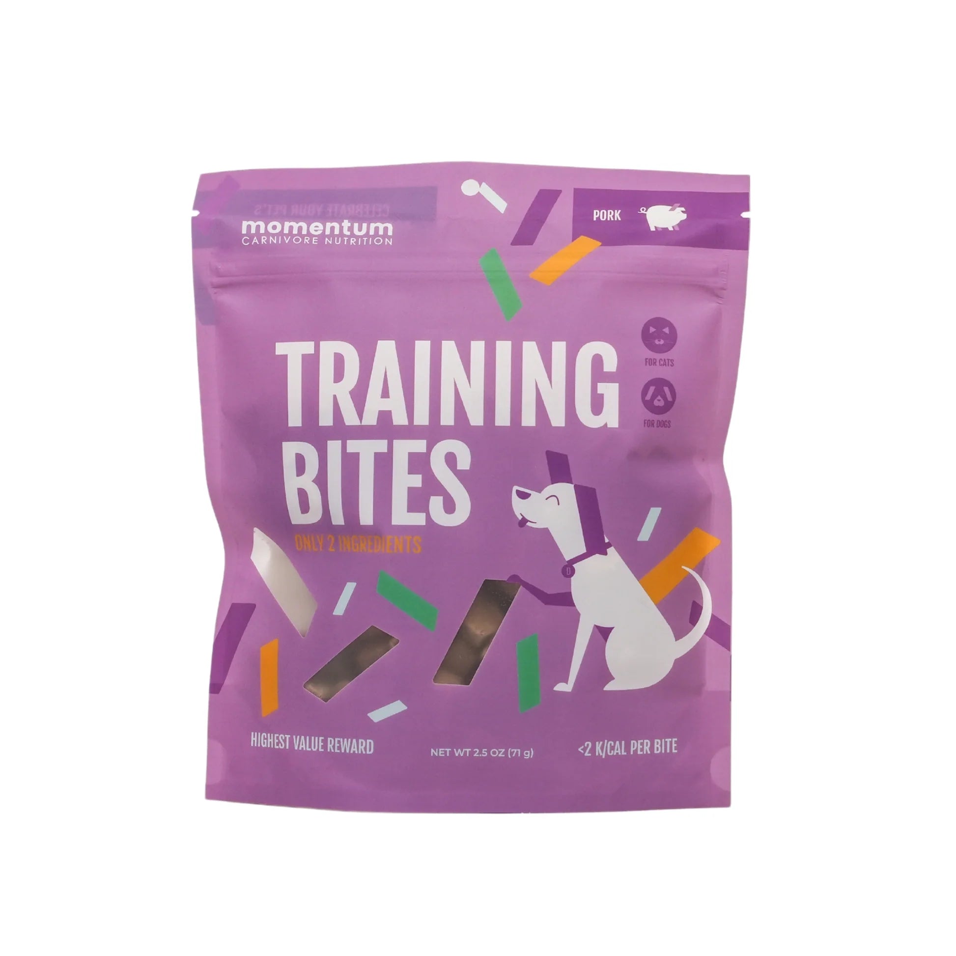 Momentum Pork Training Bites 2.5oz-Four Muddy Paws