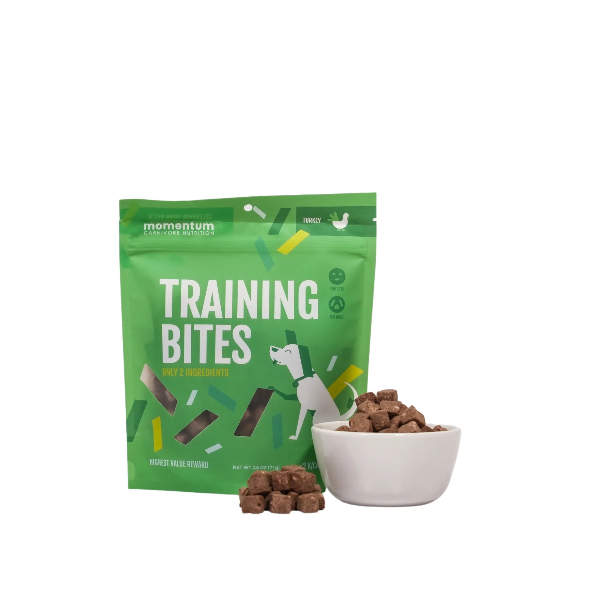 Momentum Turkey Training Bites 2.5oz-Four Muddy Paws