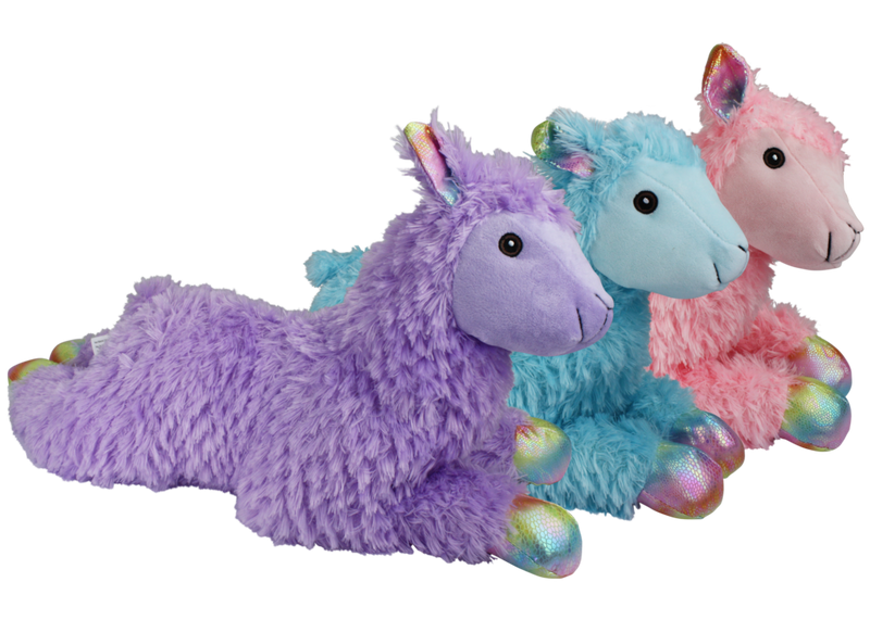 Multipet Llama Toy 24" Assorted-Four Muddy Paws