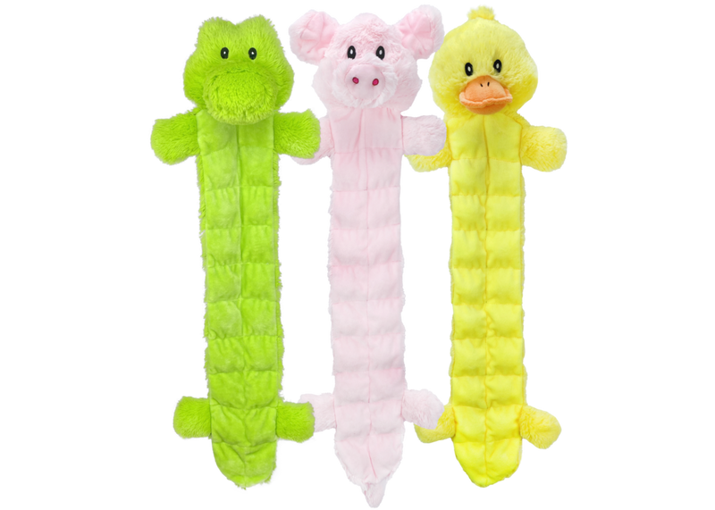 Multipet Long Squeaker Mat Toy-Four Muddy Paws
