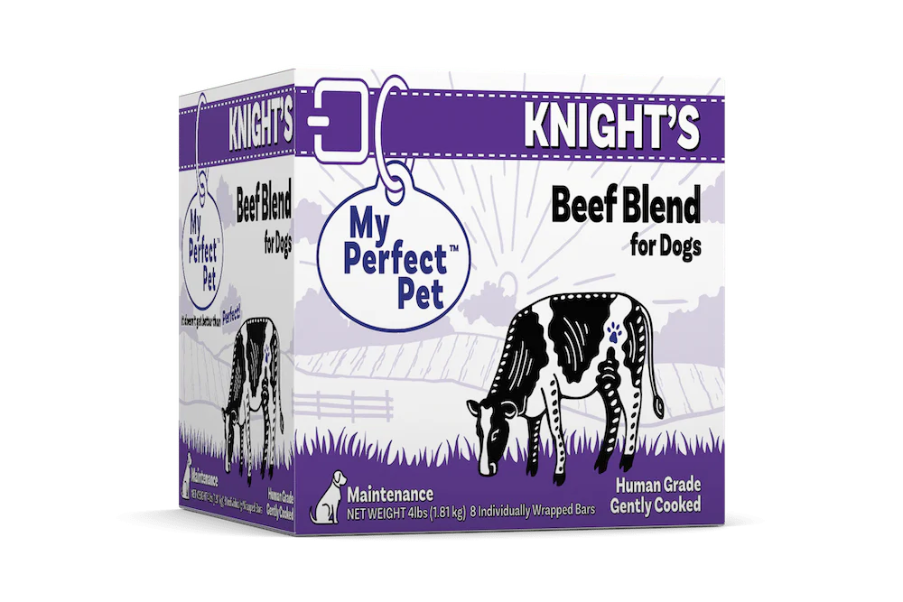 My Perfect Pet Knight's Beef Gently Cooked Food 4lbs-Four Muddy Paws