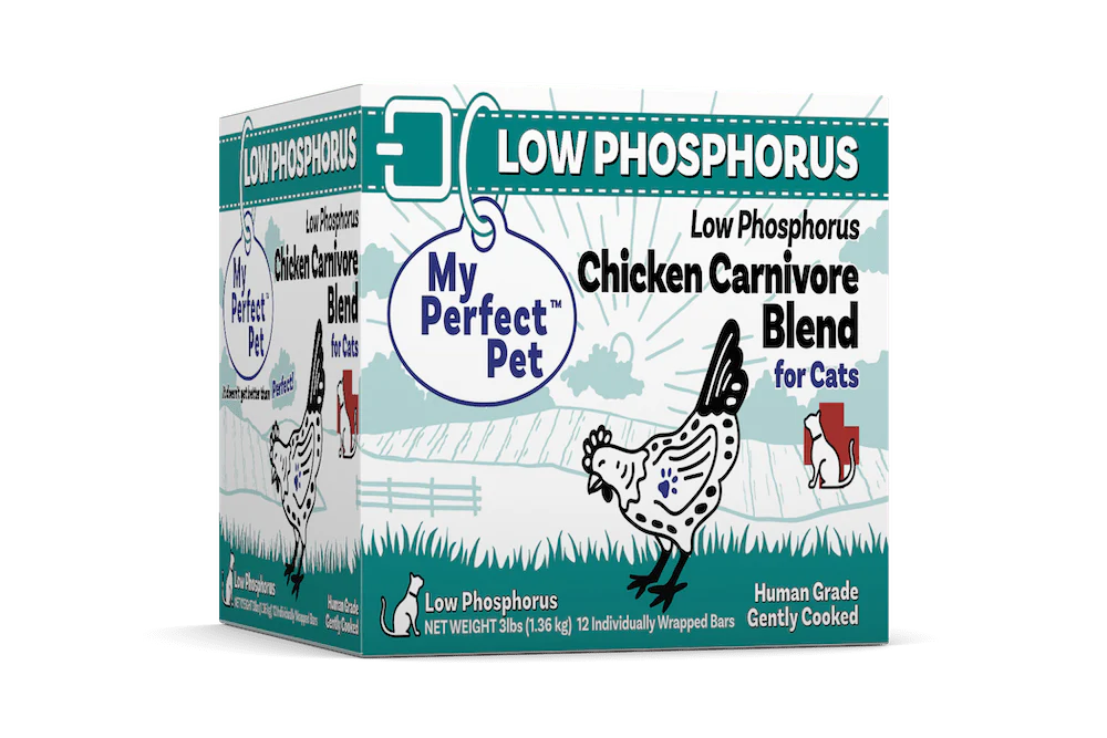 My Perfect Pet Low Phosphorus Chicken Carnivore Blend Gently Cooked Cat Food 4lbs-Four Muddy Paws