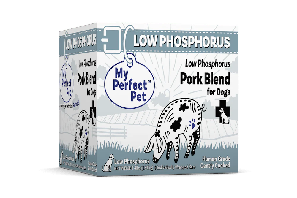 My Perfect Pet Low Phosphorus Pork Blend Gently Cooked Food 4lbs-Four Muddy Paws